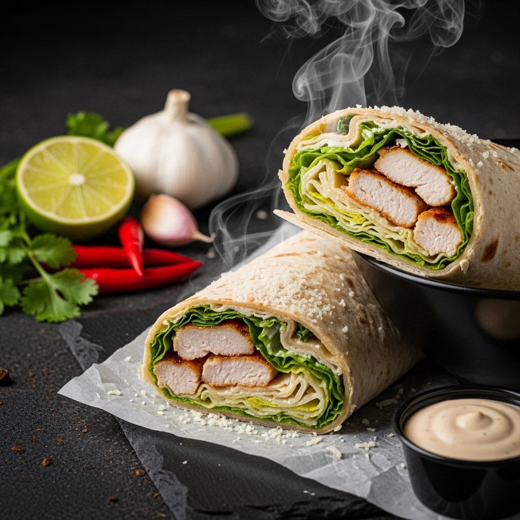 Chicken Caesar Wrap Recipe