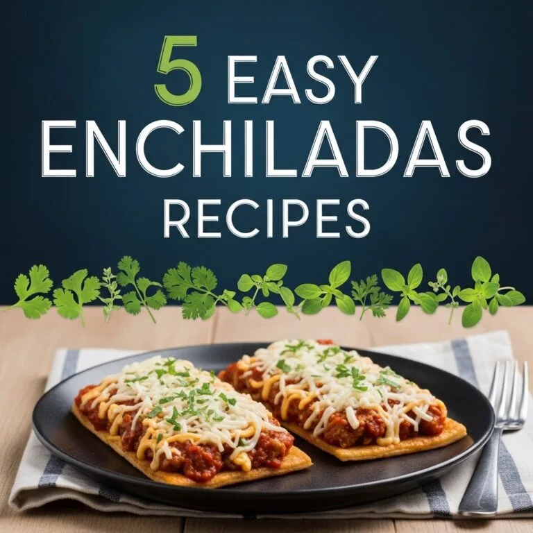 5 Easy Enchiladas Recipes You’ll Want to Make Again and Again Enchiladas Recipes