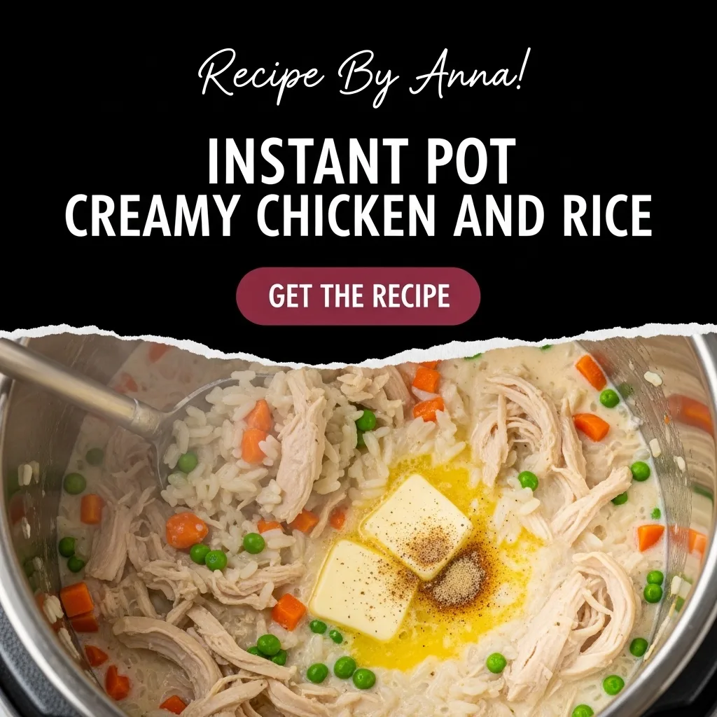 Instant Pot Creamy Chicken and Rice