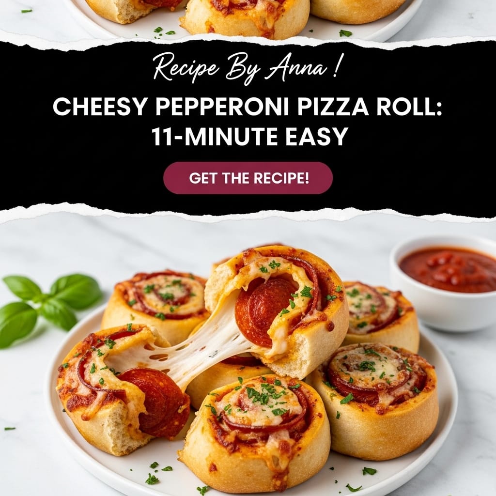 Cheesy Pepperoni Pizza Roll