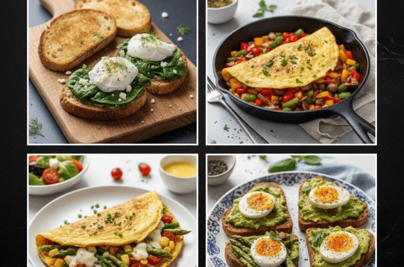 Easy Veggie Omelette Recipe – Healthy Breakfast in 10 Minutes