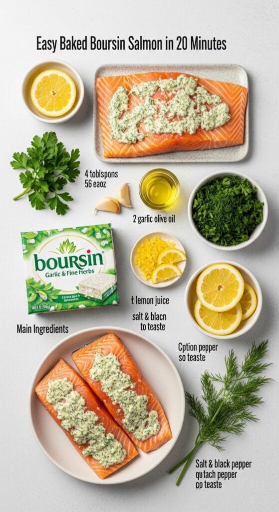 Baked Boursin Salmon Baked Boursin Salmon