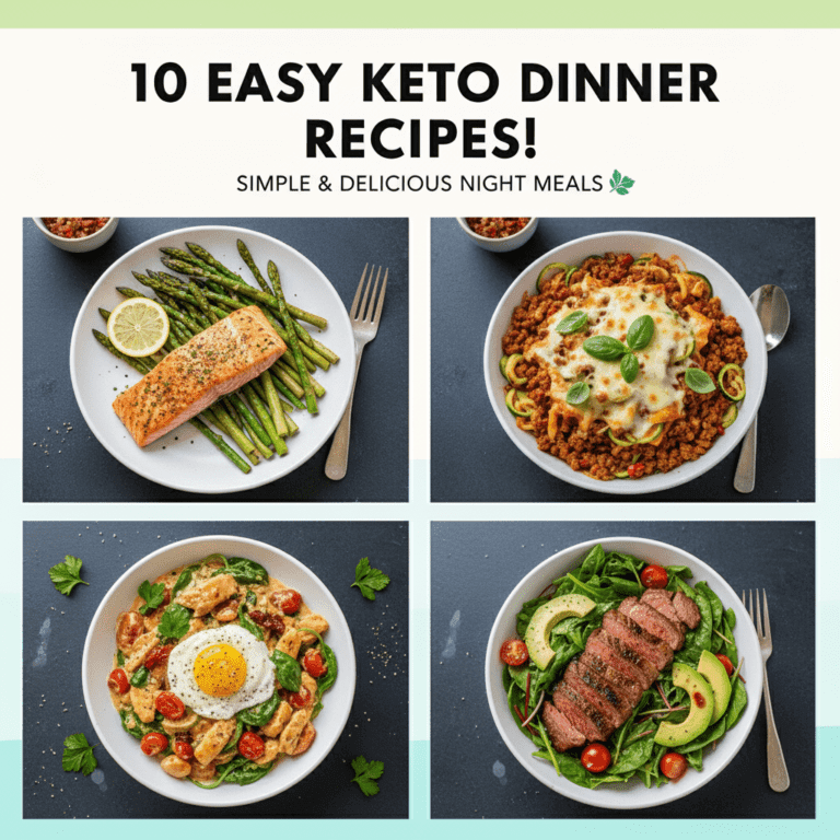 Easy Keto Dinner Recipes