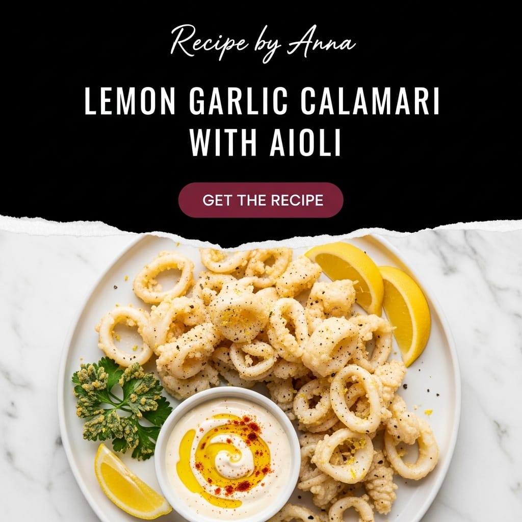 Lemon Garlic Calamari with Aioli