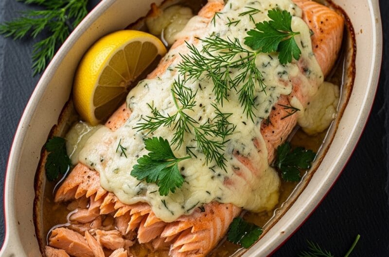 Easy Baked Boursin Salmon in 20 Minutes