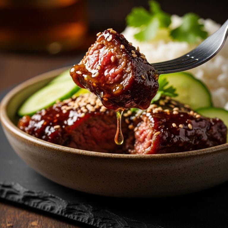 Hot Honey Smashed Beef Bowls