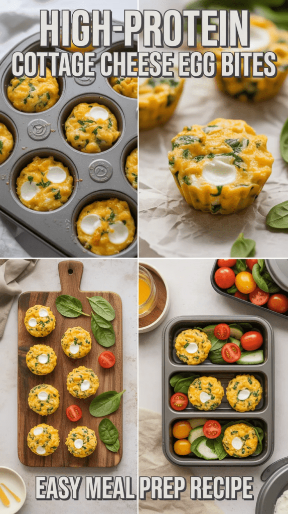 High-Protein Cottage Cheese Egg Bites High-Protein Cottage Cheese Egg Bites