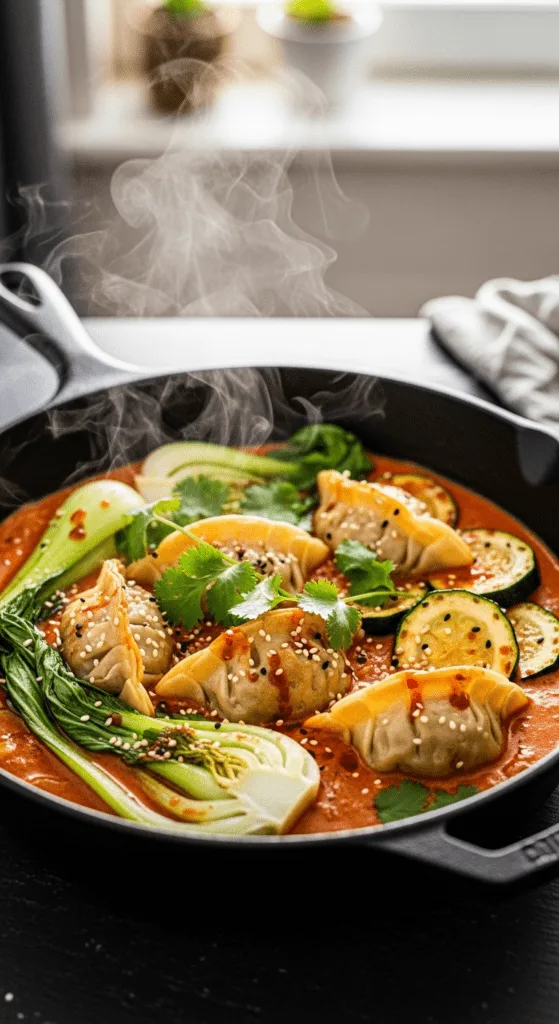 One-Pan Red Curry Dumpling Bake One-Pan Red Curry Dumpling Bake