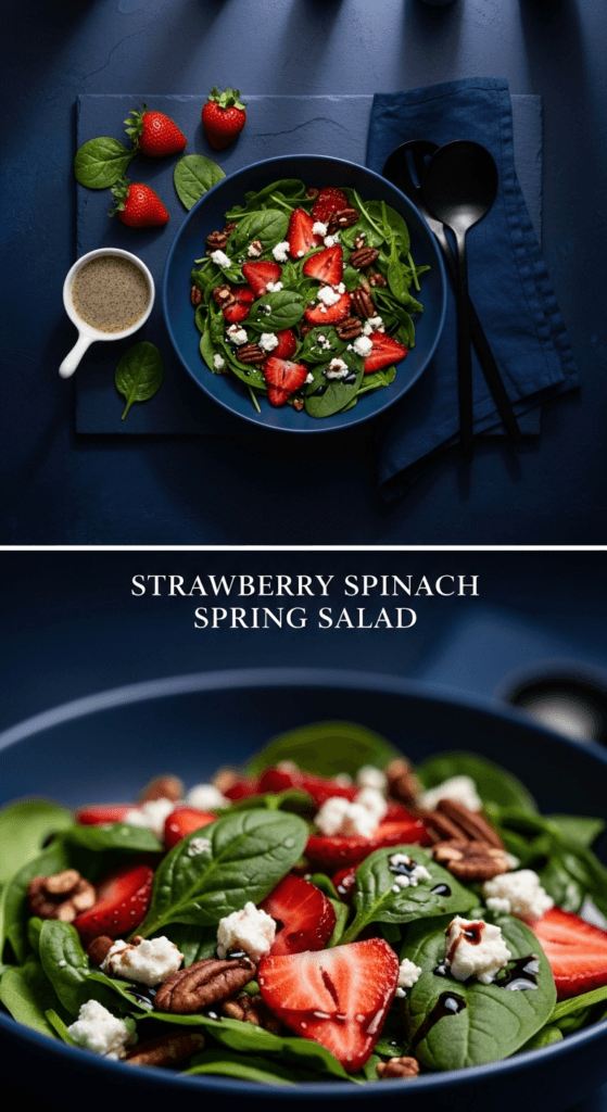 Strawberry Spinach Spring Salad