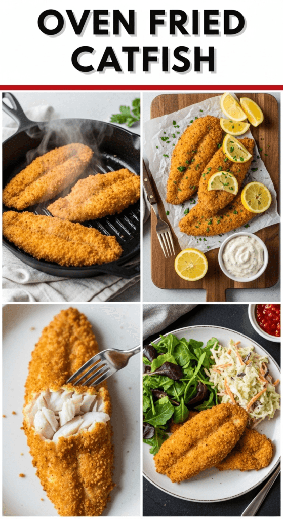 Oven Fried Catfish Oven Fried Catfish