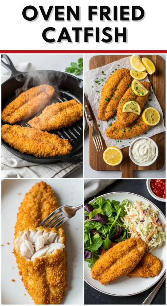 Oven Fried Catfish Oven Fried Catfish