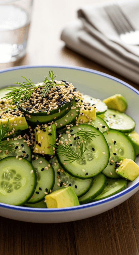 California Roll Cucumber Salad California Roll Cucumber Salad