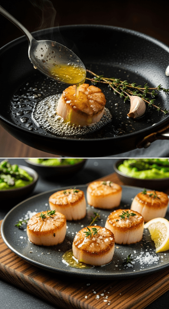 Pan-Seared Scallops Pan-Seared Scallops