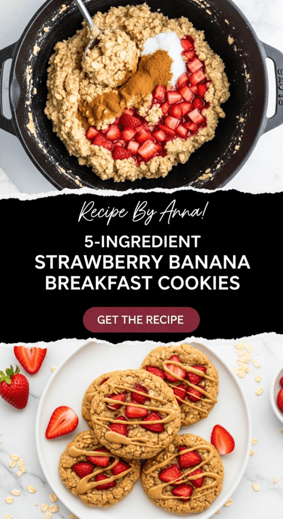 Strawberry Banana Breakfast Cookies Strawberry Banana Breakfast Cookies