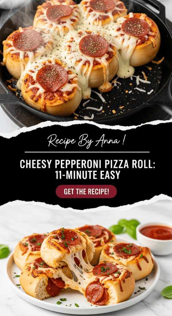 Cheesy Pepperoni Pizza Roll