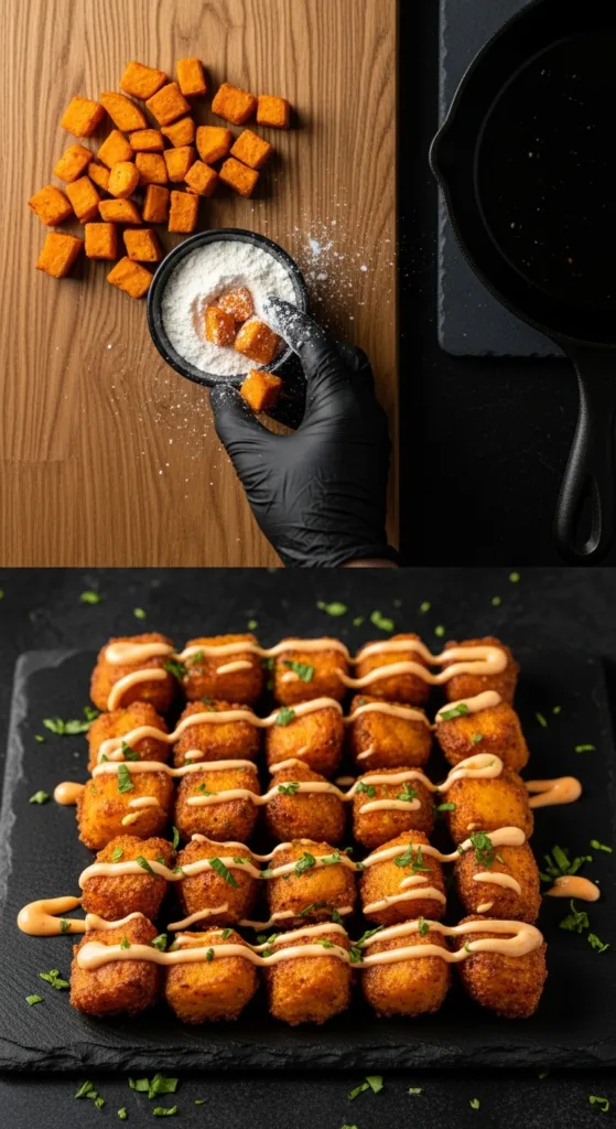 Crispy Sweet Potato Bites Crispy Sweet Potato Bites