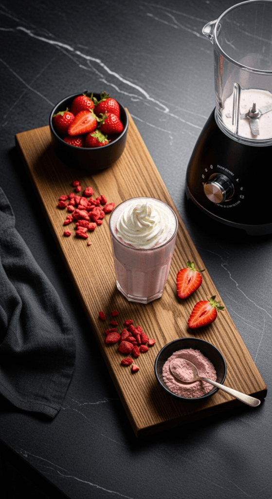 Keto Strawberry Milkshake Recipe