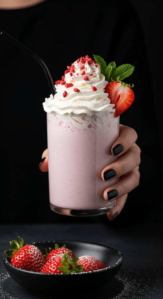 Keto Strawberry Milkshake Recipe
