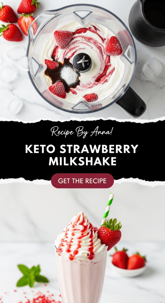 Keto Strawberry Milkshake Recipe