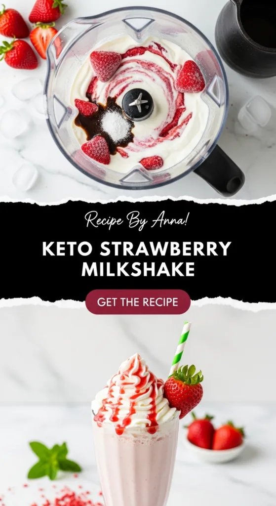 Keto Strawberry Milkshake Recipe Keto Strawberry Milkshake Recipe
