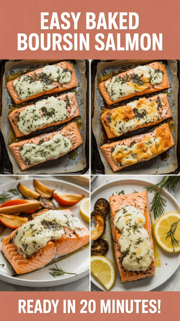 Baked Boursin Salmon Baked Boursin Salmon