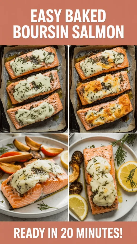 Baked Boursin Salmon Baked Boursin Salmon