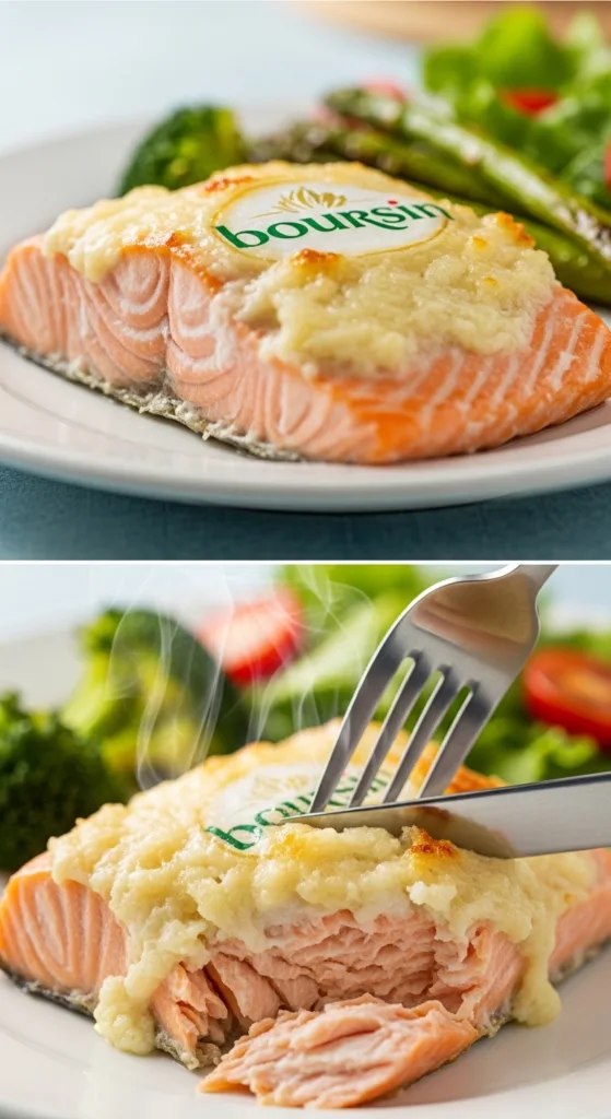 Baked Boursin Salmon Baked Boursin Salmon