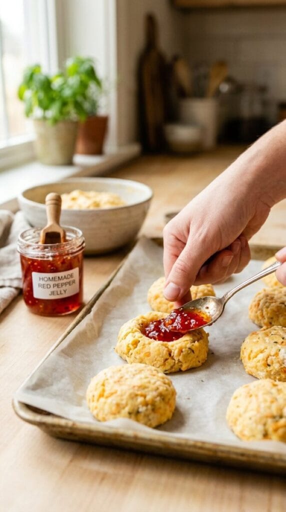 Cheesy Thumbprint Appetizers