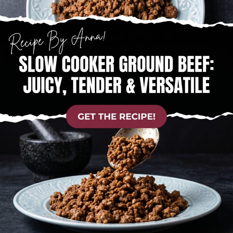 Slow Cooker Ground Beef