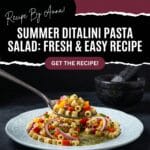Summer Ditalini Pasta Salad