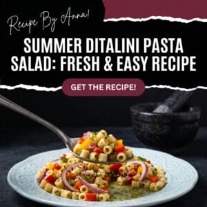 Summer Ditalini Pasta Salad