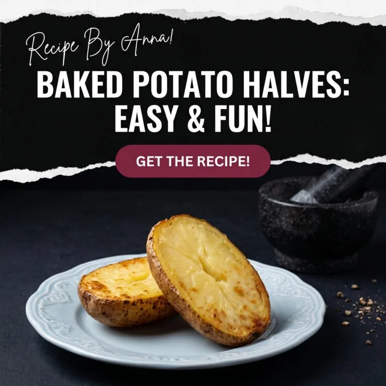 Baked Potato Halves: Easy & Fun Recipe! Baked Potato Halves
