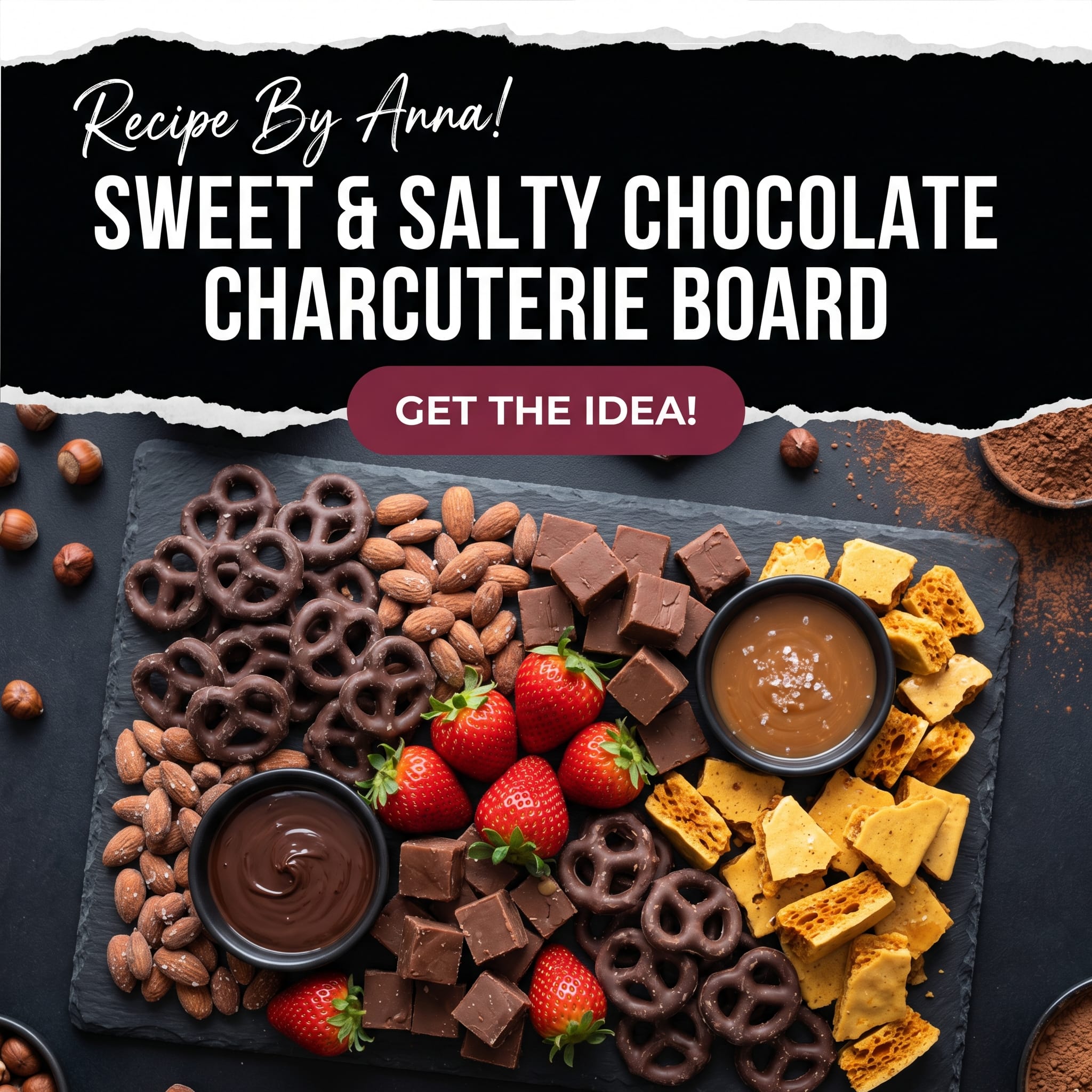 Sweet & Salty Chocolate Charcuterie Board