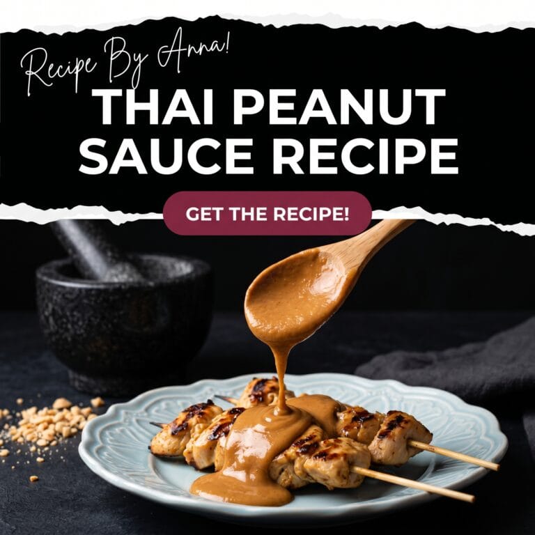 Thai Peanut Sauce: Creamy, Bold & Easy Homemade Recipe