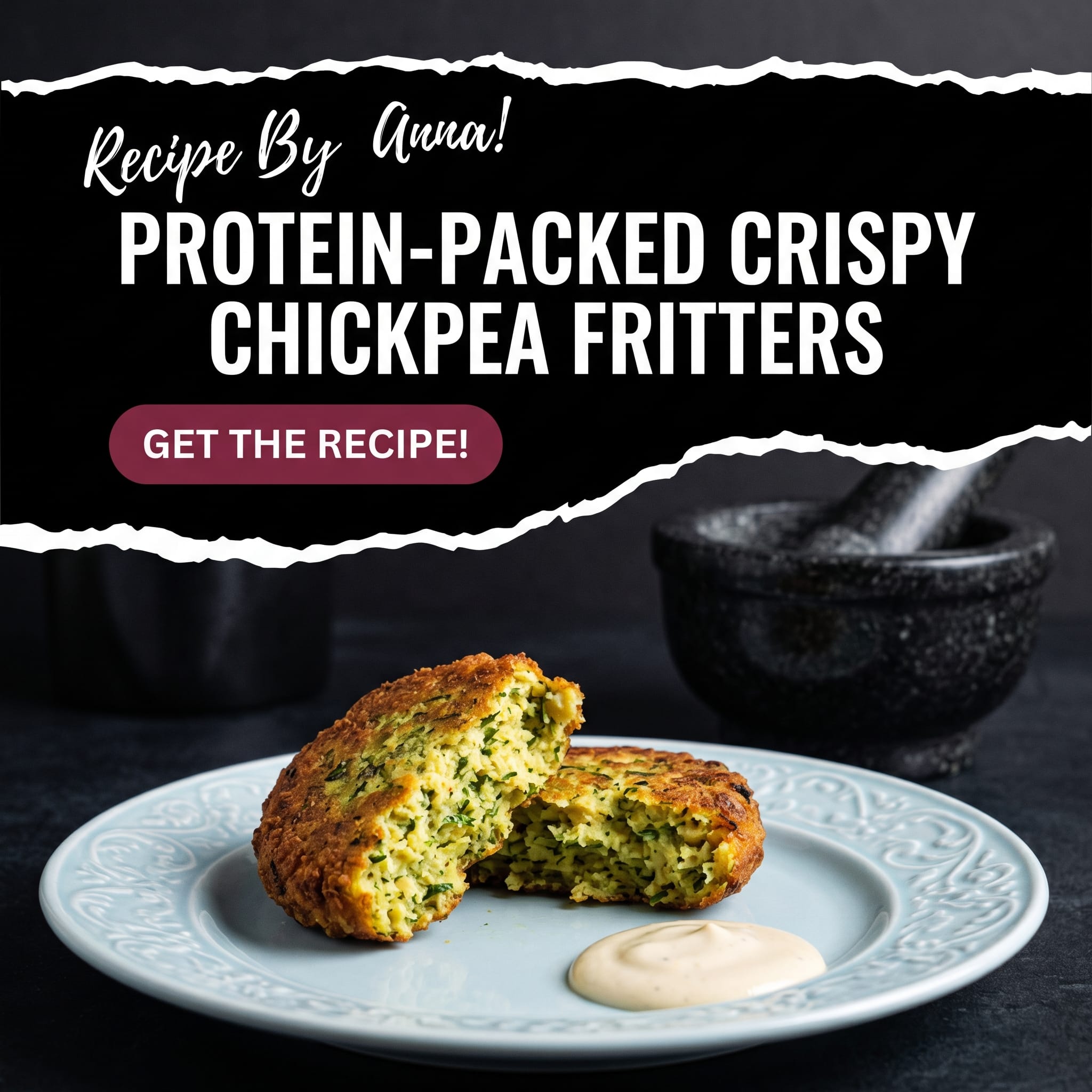 Protein-Packed Crispy Chickpea Fritters