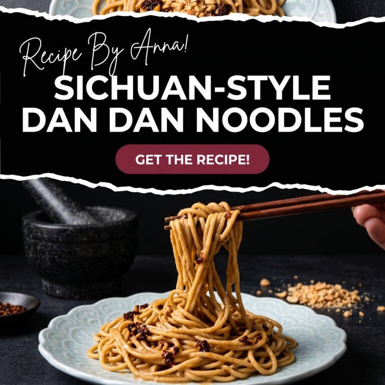 Sichuan-Style Dan Dan Noodles Recipe