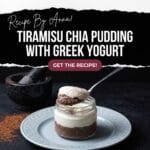 Tiramisu Chia Pudding with Greek Yogurt