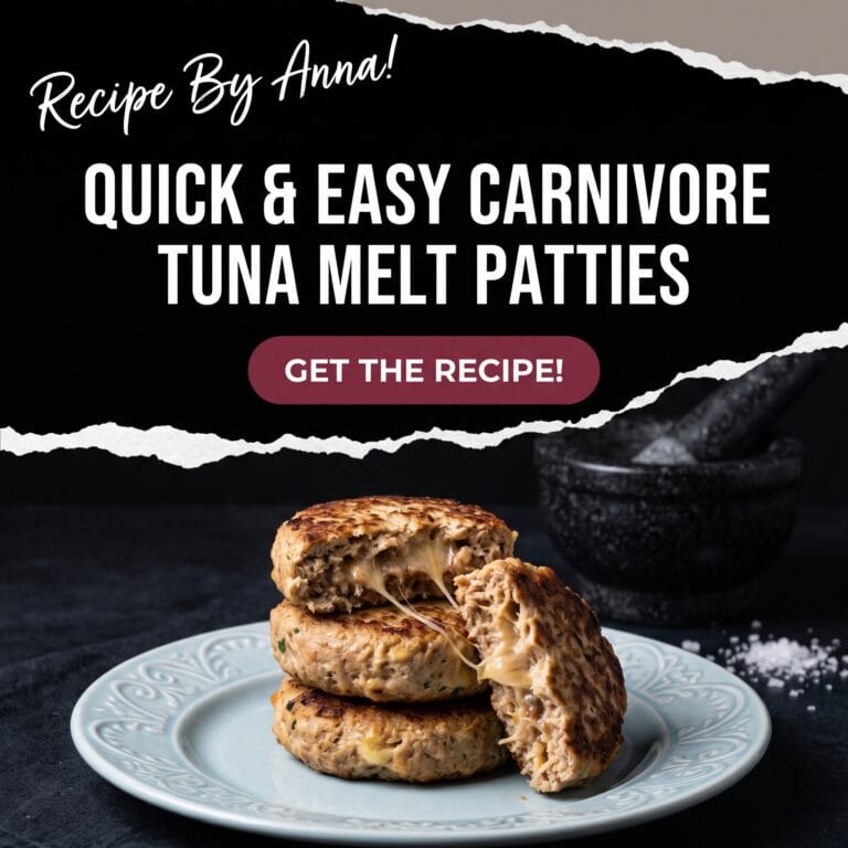 Carnivore Tuna Melt Patties Recipe