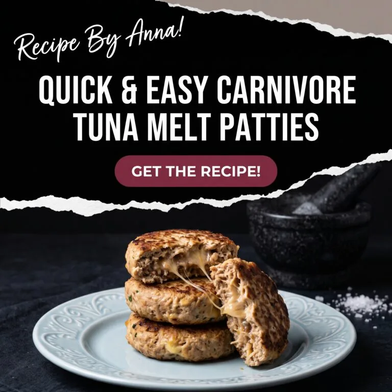 Quick & Easy Carnivore Tuna Melt Patties Recipe Carnivore Tuna Melt Patties Recipe