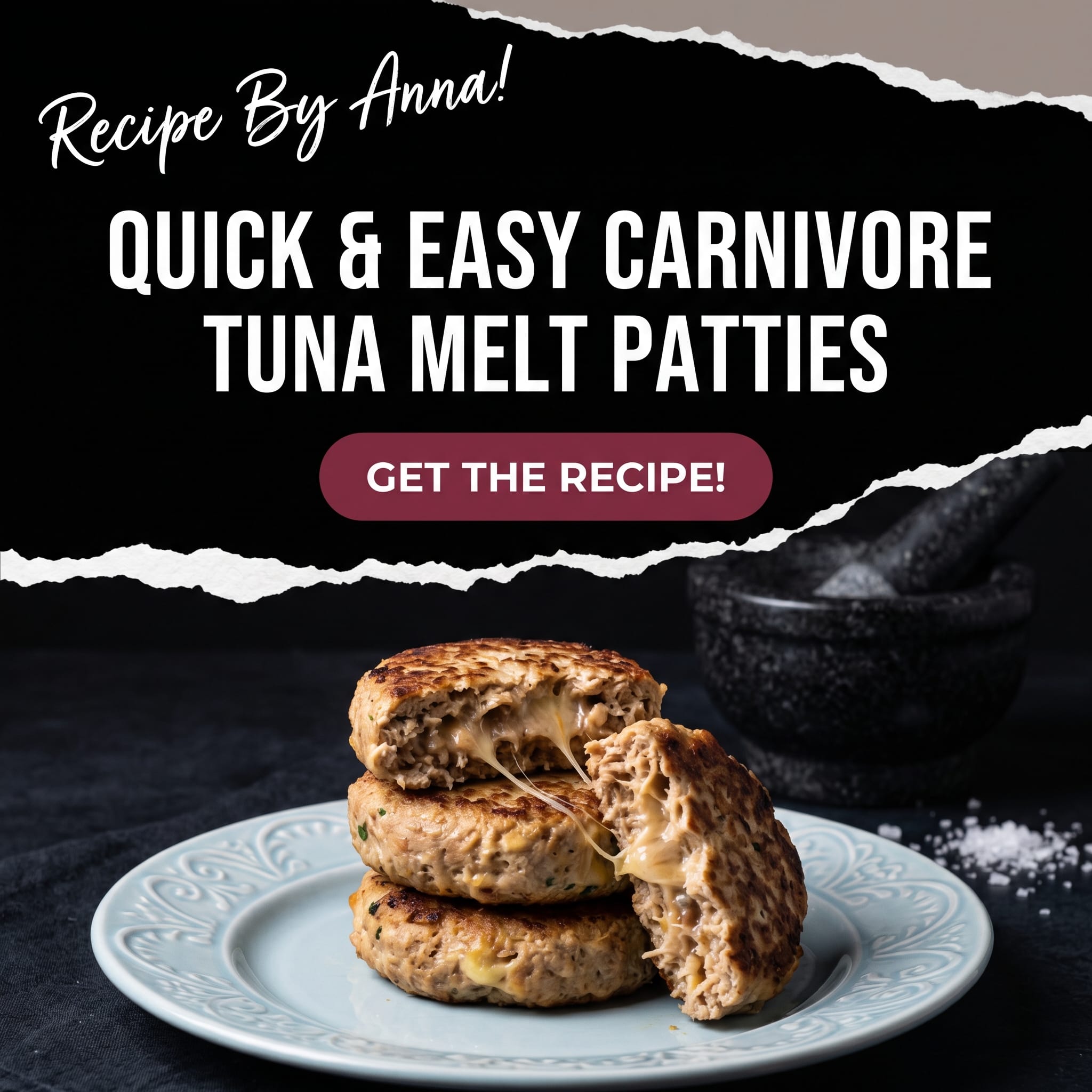 Carnivore Tuna Melt Patties Recipe