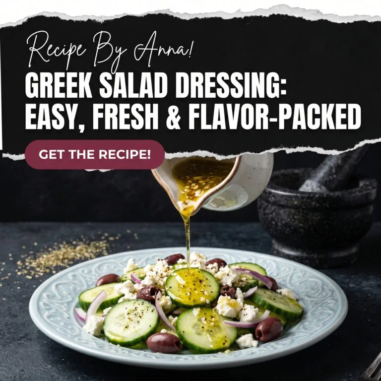 Greek Salad Dressing: Easy, Fresh & Flavor-Packed Homemade Recipe Greek Salad Dressing