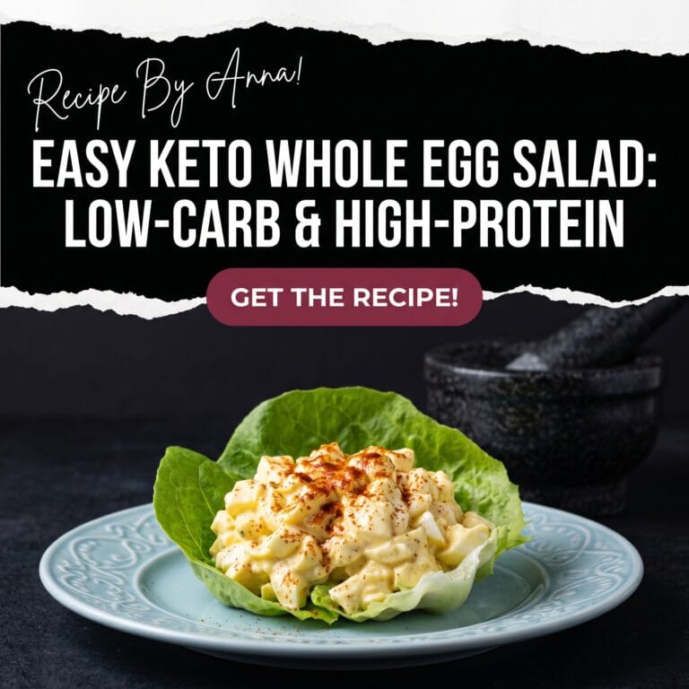Easy Keto Whole Egg Salad | Low-Carb & High-Protein
