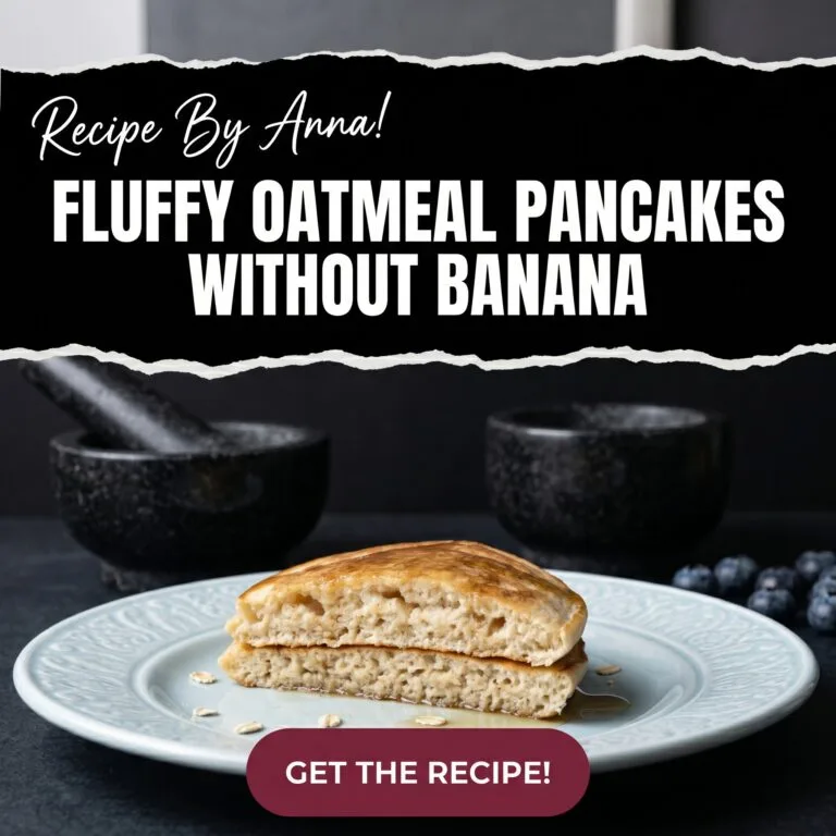 Fluffy Oatmeal Pancakes Without Banana | Flourless & Healthy Fluffy Oatmeal Pancakes