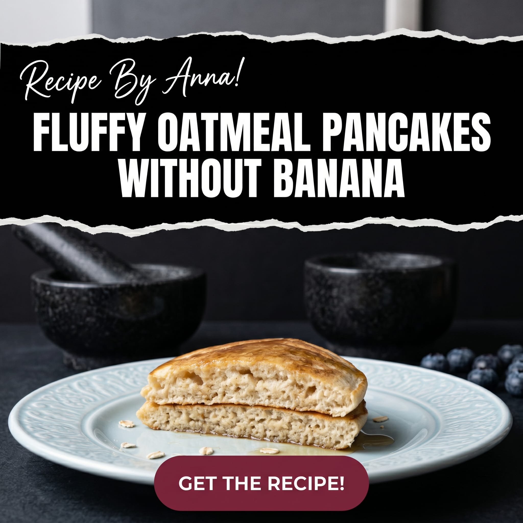 Fluffy Oatmeal Pancakes