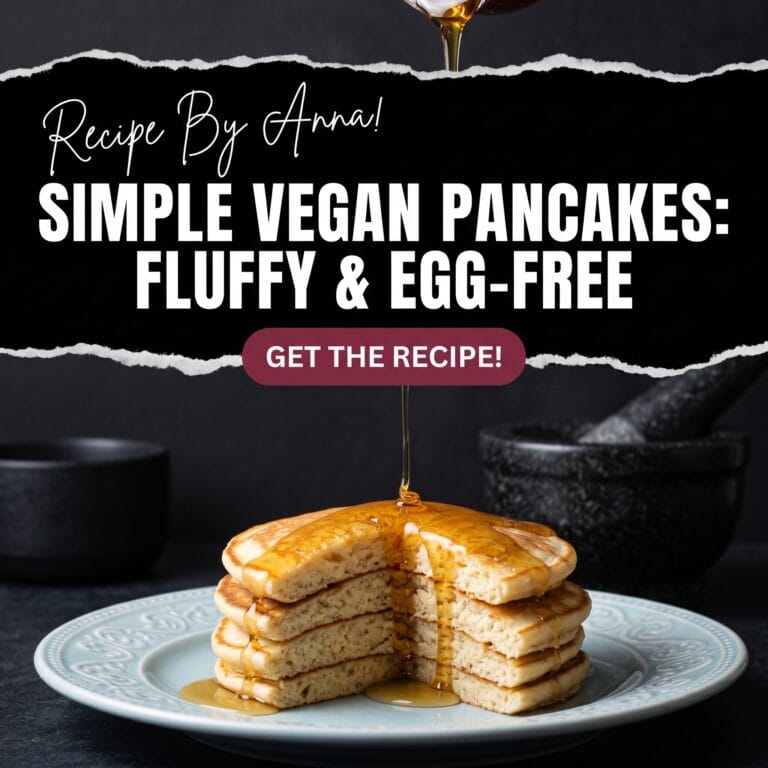 Simple Vegan Pancakes