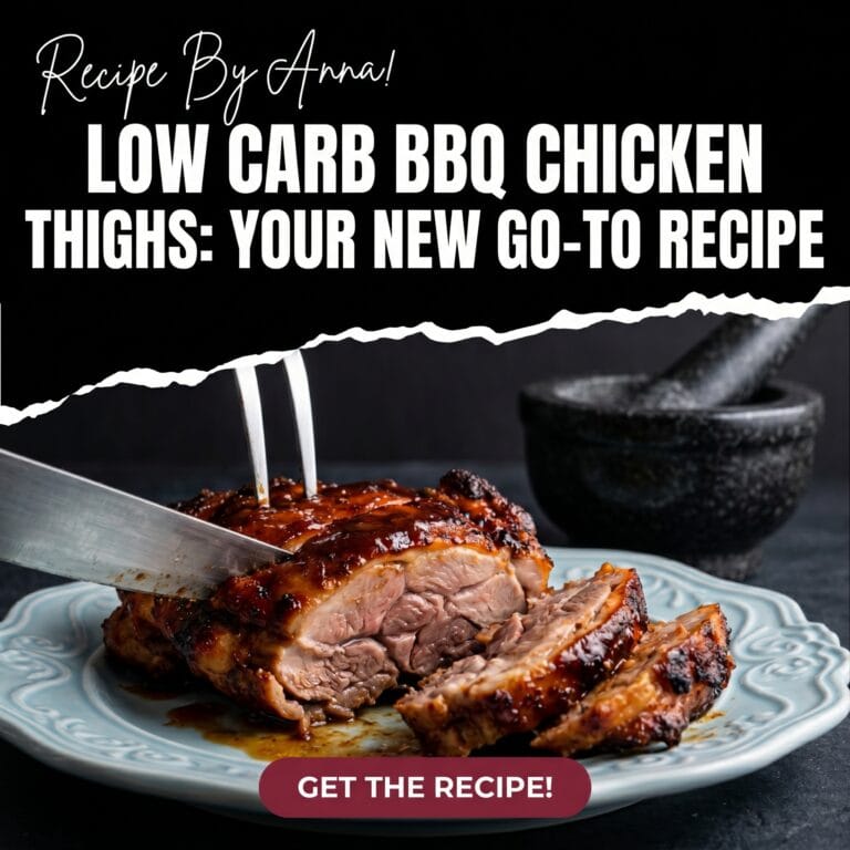 Low Carb BBQ Chicken Thighs