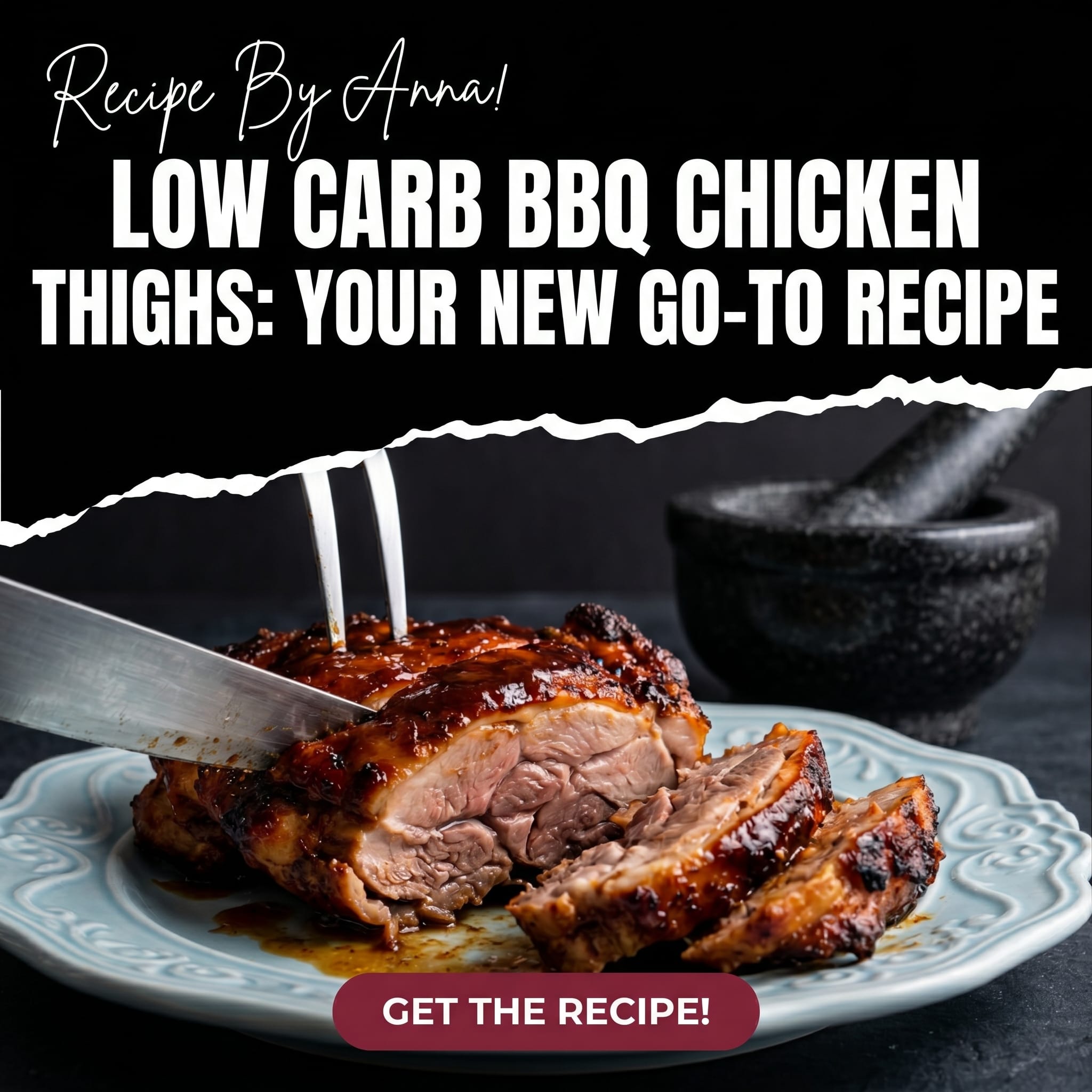 Low Carb BBQ Chicken Thighs
