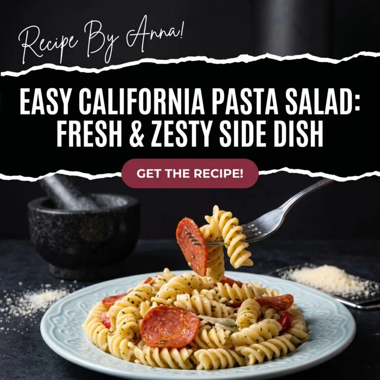 Easy California Pasta Salad | Fresh & Zesty Side Dish Easy California Pasta Salad
