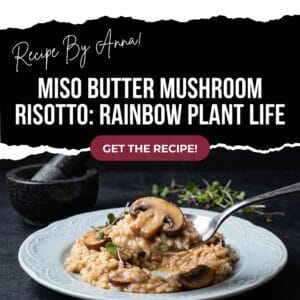 Miso Butter Mushroom Risotto