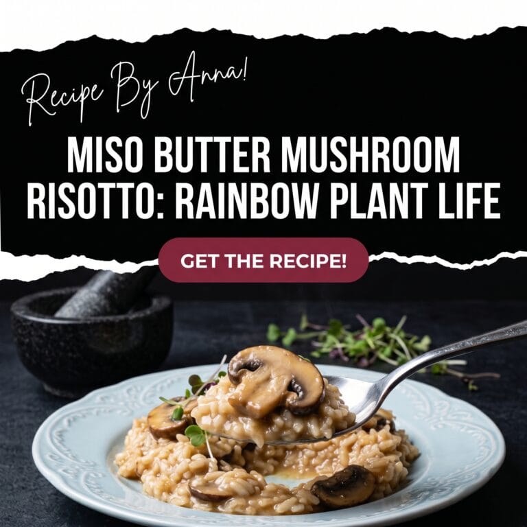 Miso Butter Mushroom Risotto